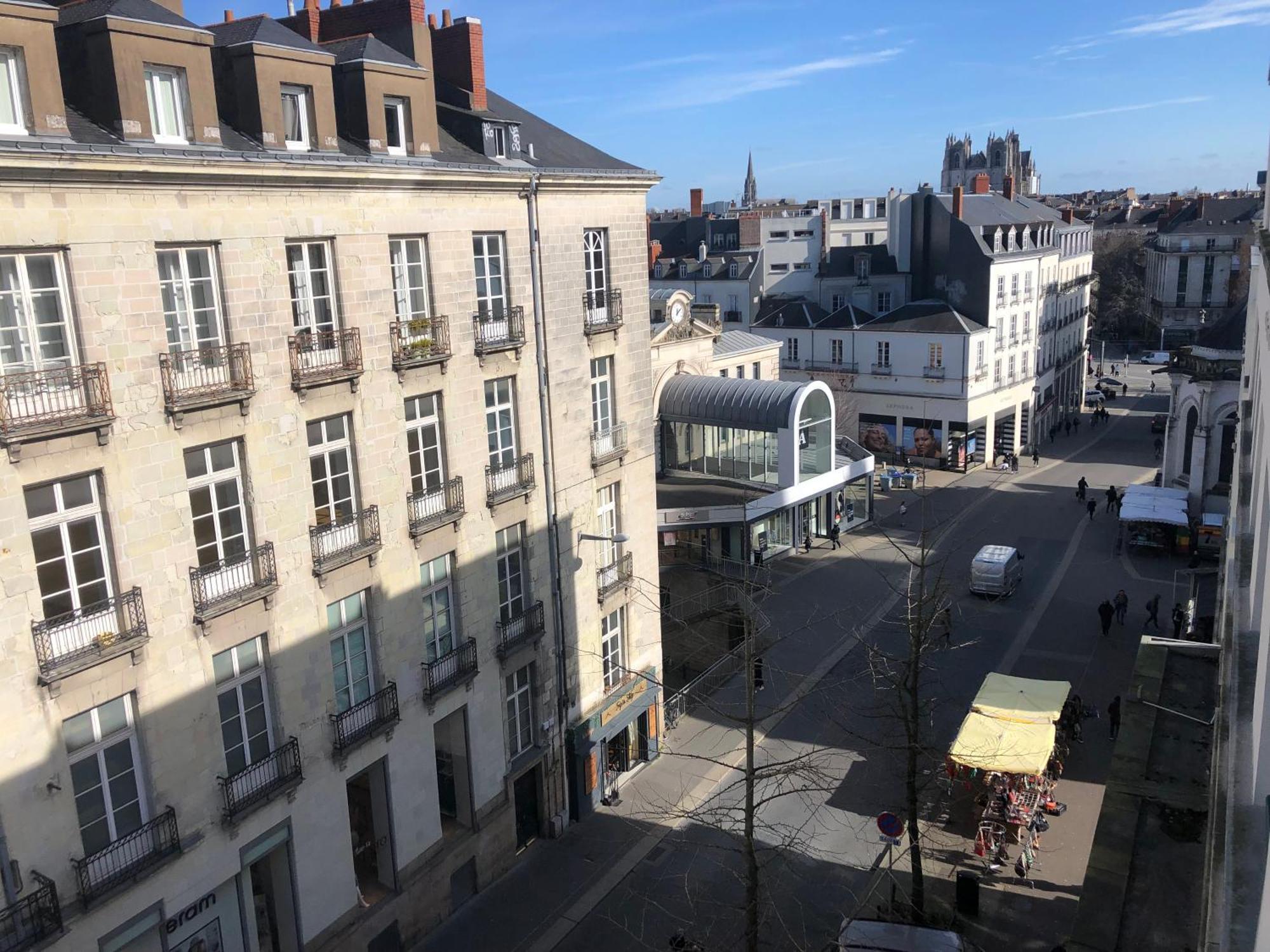 Appt 3 Chambres Hyper Centre Tres Calme Tres Clair Quartier Place Royale, Parking Gratuit Nantes Exterior foto